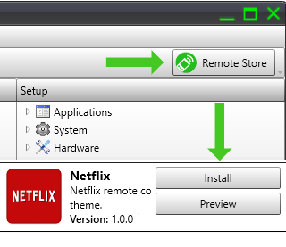 Install Netflix Remote Control