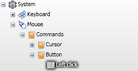Mouse left click command
