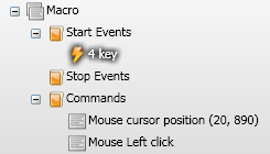 Macro Event Setup