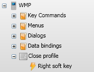 WMP Close profile command